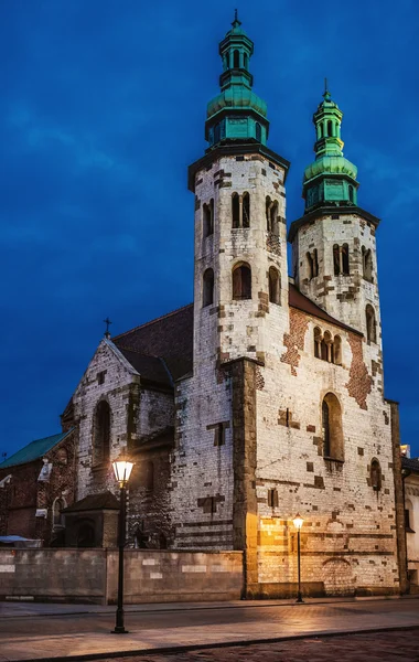 Kościół św Andrzeja z Kraków, Polska — Zdjęcie stockowe