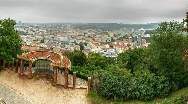 Pohled z městské krajiny Brno — Stock fotografie