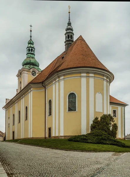 Kościół St. Vaclav baroku w Tovacov — Zdjęcie stockowe