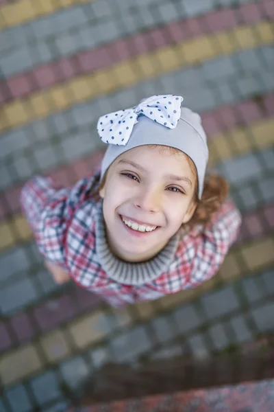 Girl in hat — Stock Photo, Image