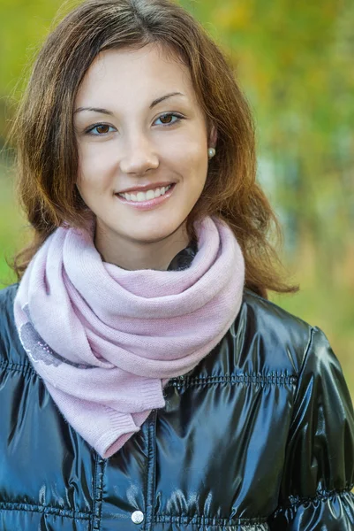 Retrato de menina rindo — Fotografia de Stock