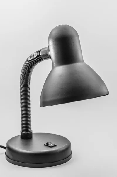 Schwarze Schreibtischlampe — Stockfoto