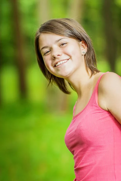 Retrato de menina bonita — Fotografia de Stock