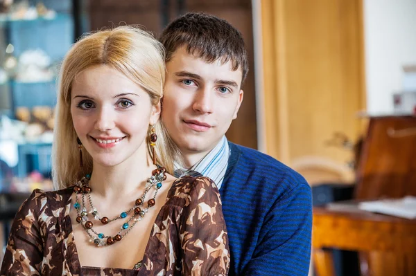 Beautiful beloved couple — Stock Photo, Image