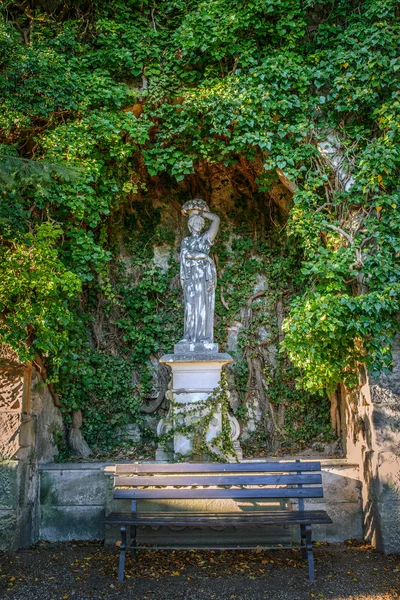 Estátua em Ksiaz é castelo na Polônia — Fotografia de Stock