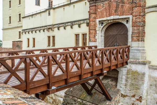 Bro av Špilberk Castle i Brno — Stockfoto