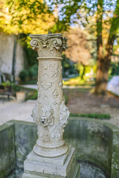 Estatua en Ksiaz es castillo en Polonia — Foto de Stock