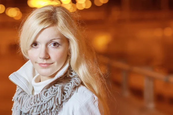 Portrait of charming blonde — Stock Photo, Image