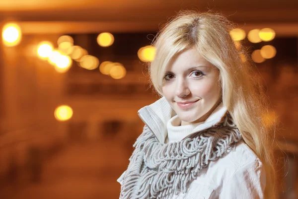 Portrait of charming blonde — Stock Photo, Image