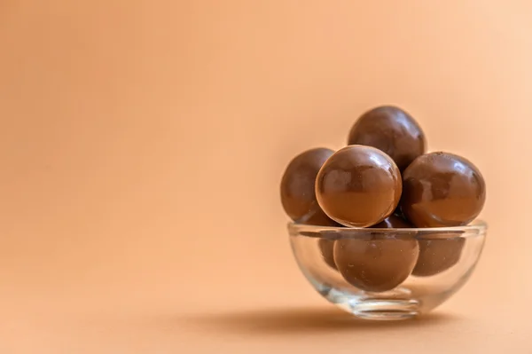 Ronde chocolade snoep — Stockfoto