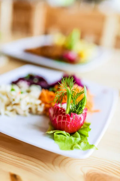 Salad of radish, carrot, beet and fenne — Stock Photo, Image