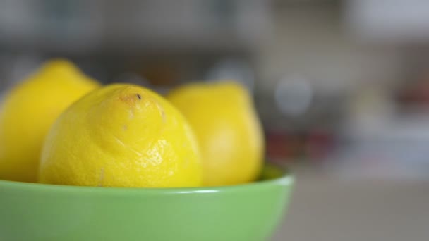 Fresh lemon — Stock Video