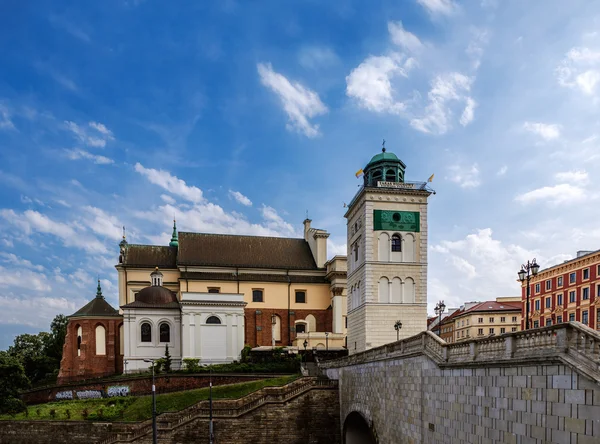 Warschau oude stad toren — Stockfoto
