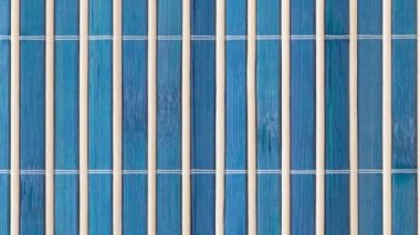 Mavi bambu masa örtüsü