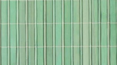 manteles de bambú verde