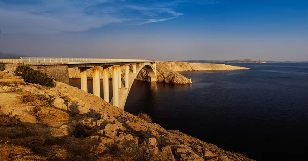 Bridge on island Pag is Croatian — Stock Photo, Image