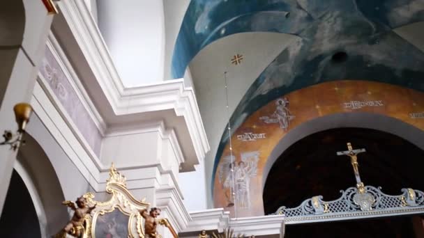 Kościół Parafia sw. Stanislawa w Rzeszowie — Wideo stockowe