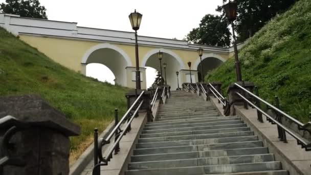 Gamla hrodna slottet — Stockvideo