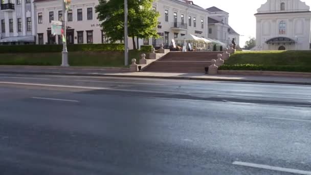 Ayuntamiento de Minsk, Bielorrusia — Vídeo de stock