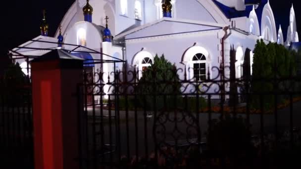 Iglesia de Nuestra Señora de Tikhvin, Brest — Vídeo de stock