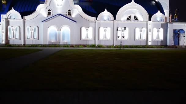 Kerk van onze Vrouwe van Tichvin, Brest — Stockvideo