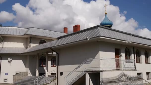 Auferstehungskirche in bielsko podlask — Stockvideo