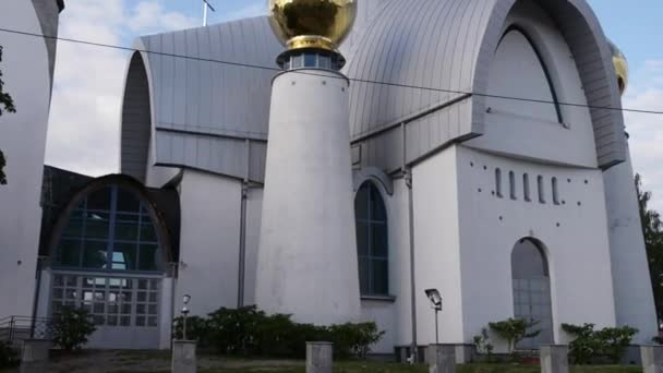 教会圣乔治优胜者在比亚韦斯托克 — 图库视频影像