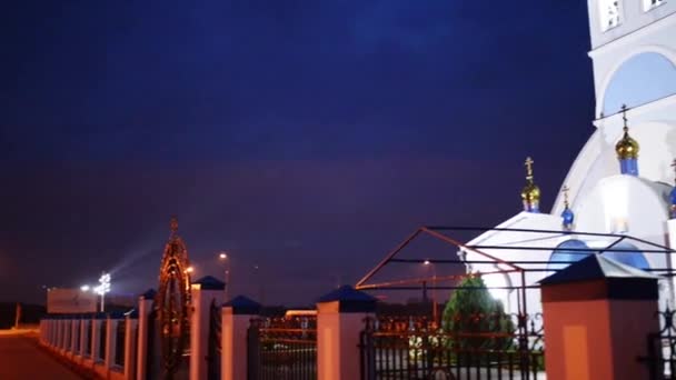 Kostel Panny Marie z Tichvinský, Brest — Stock video