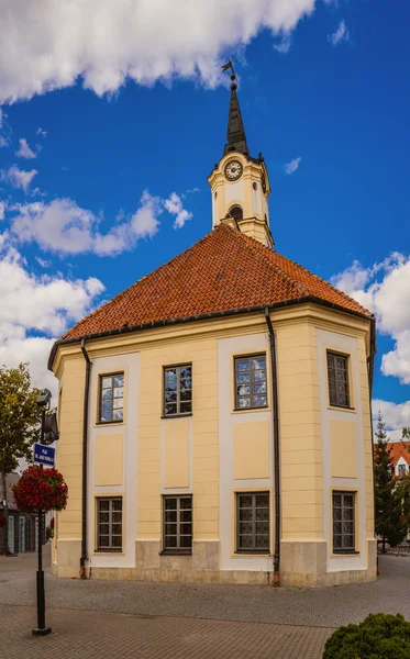 Rathausstadt in bielsk podlaski — Stockfoto