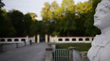 Bialystok Branicki Palace yakınındaki heykel