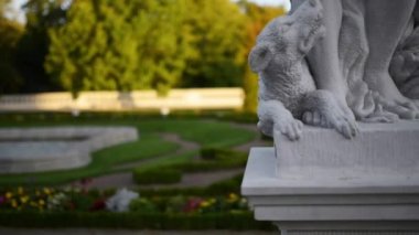 Bialystok Branicki Palace yakınındaki heykel