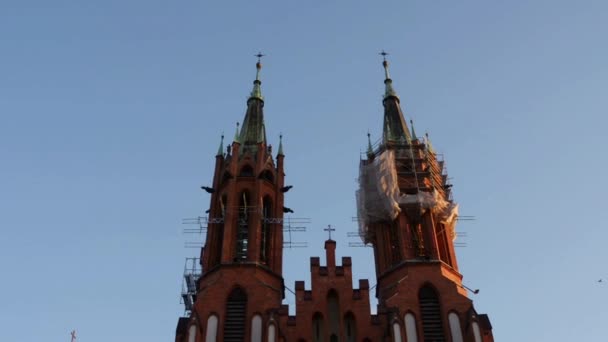 Basilica Cattedrale di Bialystok — Video Stock