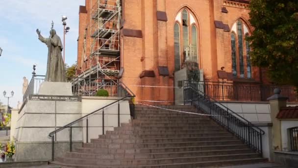 Cathedral Basilica i Bialystok — Stockvideo