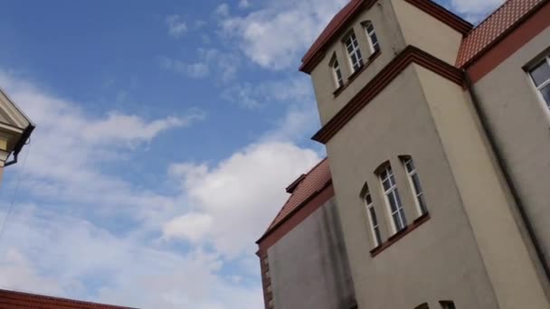 Iglesia parroquial capuchina (siglo XVIII) en Lomza — Vídeo de stock