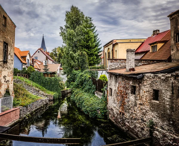 Río Pisa en Barczewo — Foto de Stock