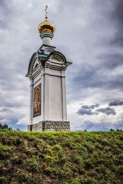 Orthodox chapel in Belarus — Stok fotoğraf