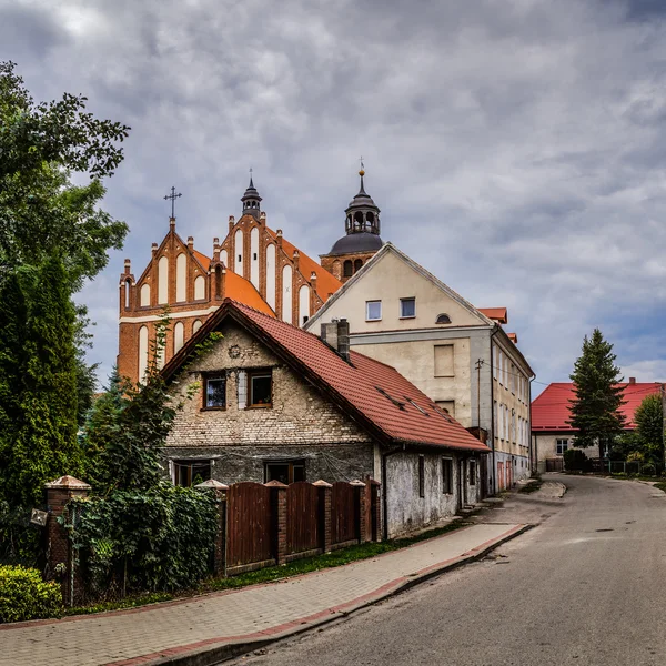 Kerk van Sts. Anna gelegen in Barczewo, Polen — Stockfoto