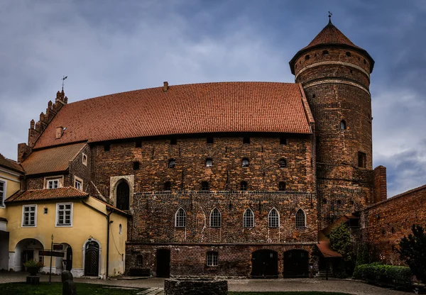 Орденсбургский замок в Ольштыне, Польша — стоковое фото