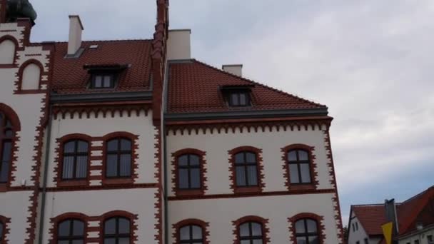 Rathaus pisz — Stockvideo