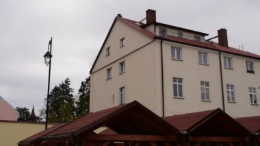 trade rows in Barczewo, Poland