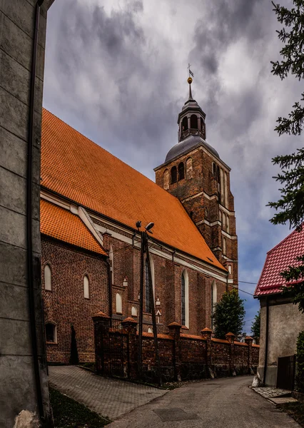 Церква Святого Анна розташований у місті Барчево, Польща — стокове фото