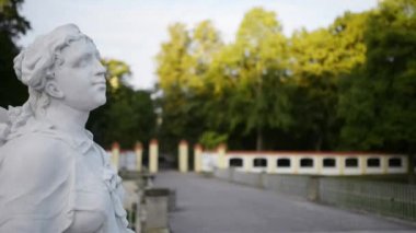 Bialystok Branicki Palace yakınındaki heykel