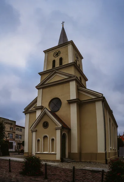 Post evangelische kerk in Sztum, Polen — Stockfoto