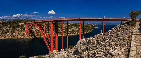 Maslenica most Chorvatsko — Stock fotografie