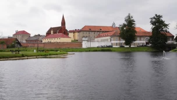 Тюрьма в Барчево, Польша — стоковое видео