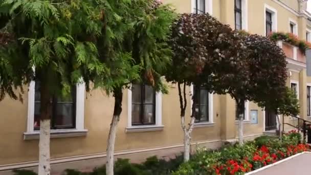 Rathaus von Barczew, Polen — Stockvideo