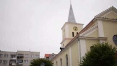 Sztum Post-protestan kilise yakınlarındaki Çeşme