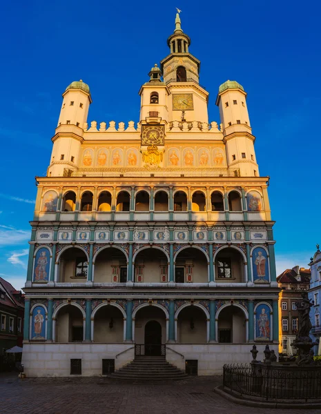 Ayuntamiento de Poznan o Ratusz, Polonia —  Fotos de Stock