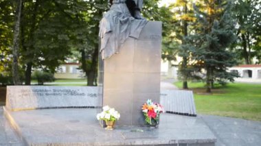 Jerzy Popieluszko Anıtı, Bialystok, Polonya.