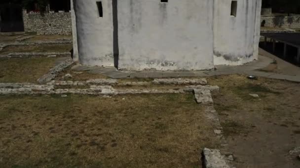 Igreja da Santa Cruz em Nin, Croácia — Vídeo de Stock